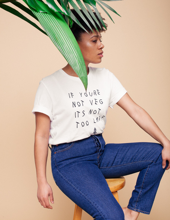 If You're Not Veg It's Not Too Late Shirt - Veganized World Apparel