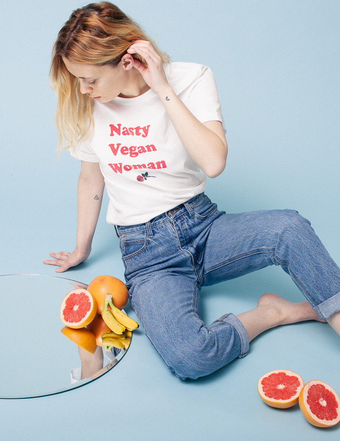 The Nasty Vegan Woman Shirt - Veganized World Apparel