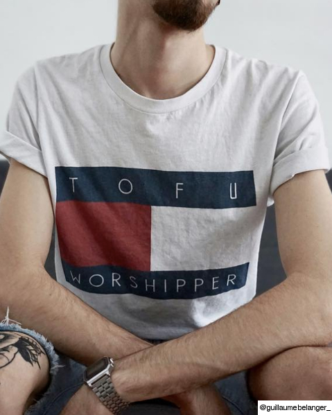 The Tofu Worshipper Men's Shirt by Veganized World Apparel